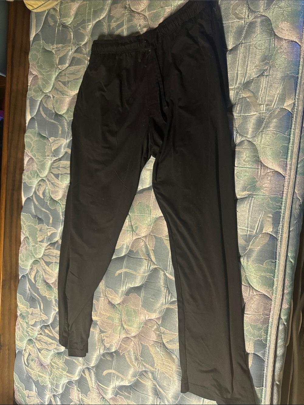 Hanes Black Men's Athletic Drawstring Joggers
